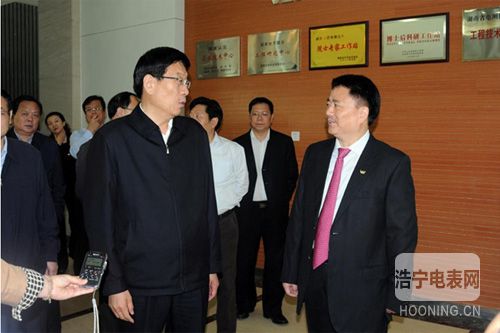 湖南省委書記徐守盛等領導蒞臨威勝調研