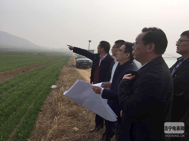 陸總裁在泰安項(xiàng)目地現(xiàn)場(chǎng)指導(dǎo)工作